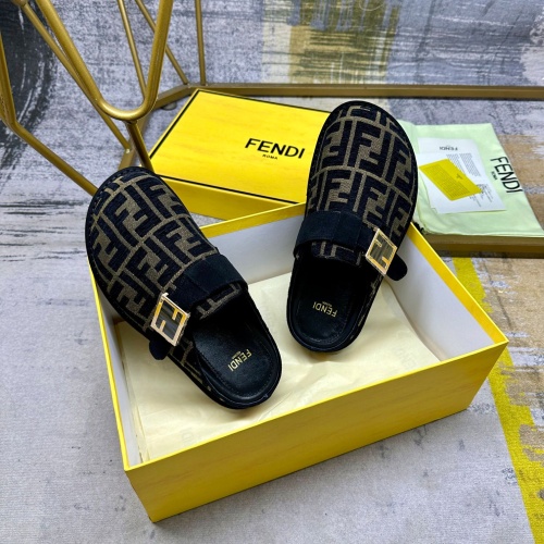 Replica Fendi Slippers For Women #1267069 $88.00 USD for Wholesale