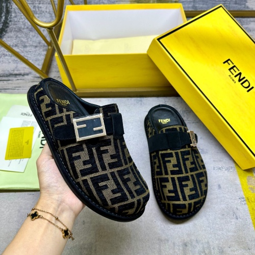 Replica Fendi Slippers For Men #1267070 $88.00 USD for Wholesale