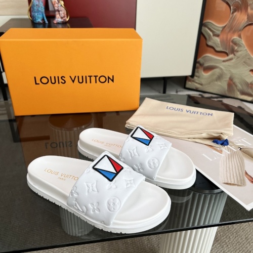 Louis Vuitton Slippers For Women #1267072 $76.00 USD, Wholesale Replica Louis Vuitton Slippers