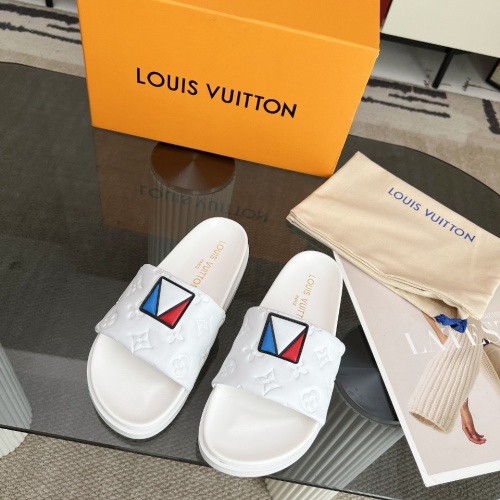 Replica Louis Vuitton Slippers For Women #1267072 $76.00 USD for Wholesale