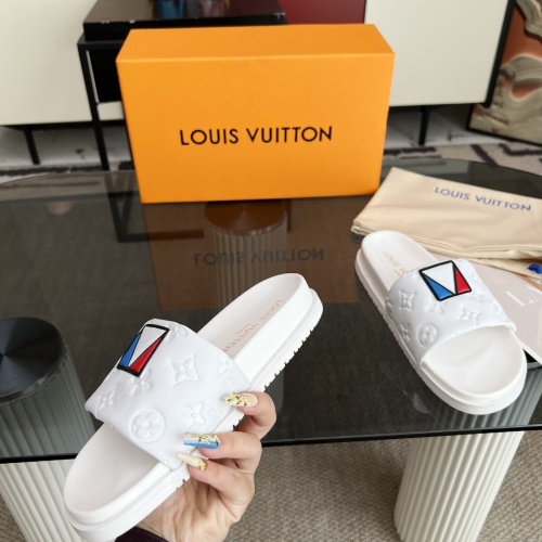 Replica Louis Vuitton Slippers For Women #1267072 $76.00 USD for Wholesale