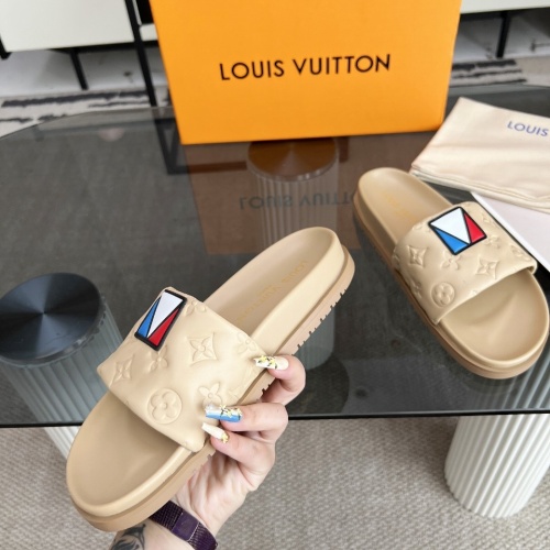 Replica Louis Vuitton Slippers For Women #1267073 $76.00 USD for Wholesale