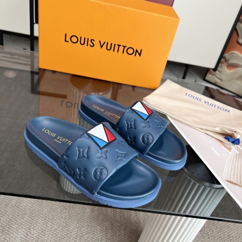 Louis Vuitton Slippers For Women #1267074 $76.00 USD, Wholesale Replica Louis Vuitton Slippers