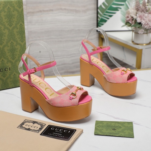 Replica Gucci Sandal For Women #1267082 $125.00 USD for Wholesale