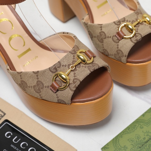 Replica Gucci Sandal For Women #1267083 $125.00 USD for Wholesale