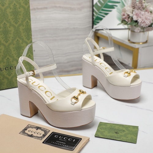 Replica Gucci Sandal For Women #1267085 $125.00 USD for Wholesale