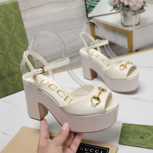 Replica Gucci Sandal For Women #1267085 $125.00 USD for Wholesale