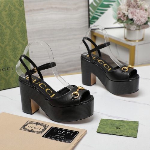 Replica Gucci Sandal For Women #1267086 $125.00 USD for Wholesale