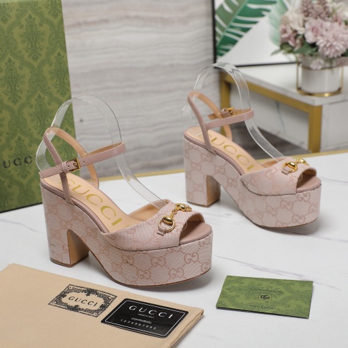 Replica Gucci Sandal For Women #1267087 $125.00 USD for Wholesale