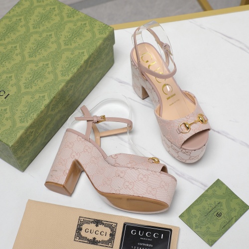 Replica Gucci Sandal For Women #1267087 $125.00 USD for Wholesale