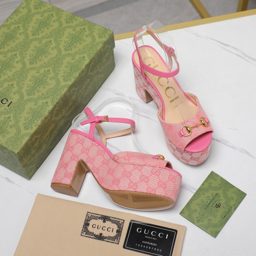 Replica Gucci Sandal For Women #1267088 $125.00 USD for Wholesale