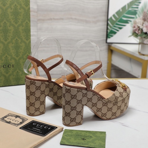 Replica Gucci Sandal For Women #1267089 $125.00 USD for Wholesale