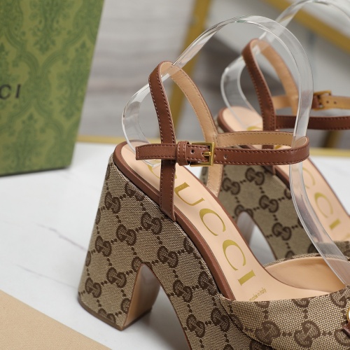 Replica Gucci Sandal For Women #1267089 $125.00 USD for Wholesale