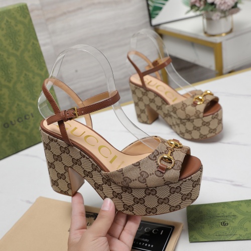 Replica Gucci Sandal For Women #1267089 $125.00 USD for Wholesale