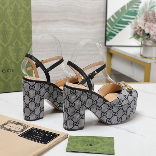 Replica Gucci Sandal For Women #1267090 $125.00 USD for Wholesale