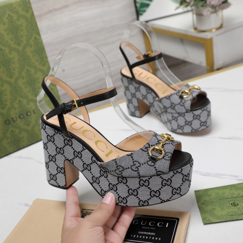 Replica Gucci Sandal For Women #1267090 $125.00 USD for Wholesale