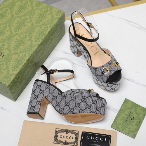 Replica Gucci Sandal For Women #1267090 $125.00 USD for Wholesale