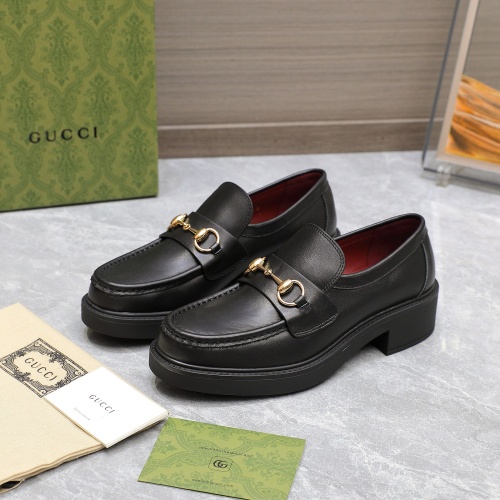 Gucci Oxfords Shoes For Women #1267122 $122.00 USD, Wholesale Replica Gucci Oxfords Shoes