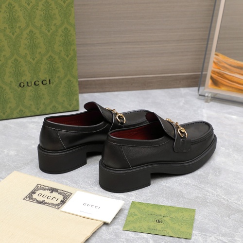 Replica Gucci Oxfords Shoes For Women #1267122 $122.00 USD for Wholesale