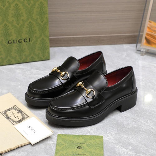 Gucci Oxfords Shoes For Women #1267123 $122.00 USD, Wholesale Replica Gucci Oxfords Shoes