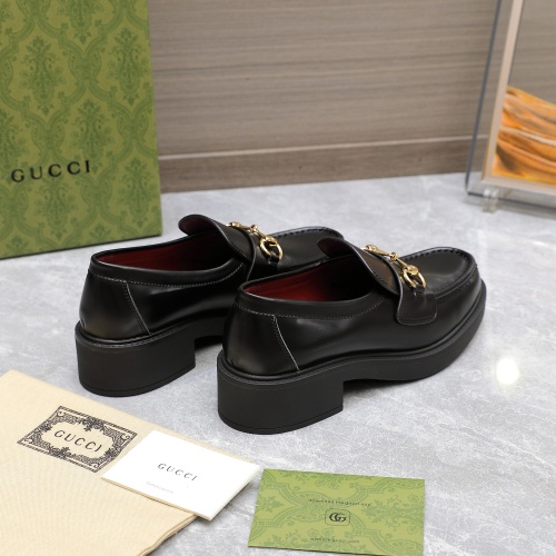 Replica Gucci Oxfords Shoes For Women #1267123 $122.00 USD for Wholesale