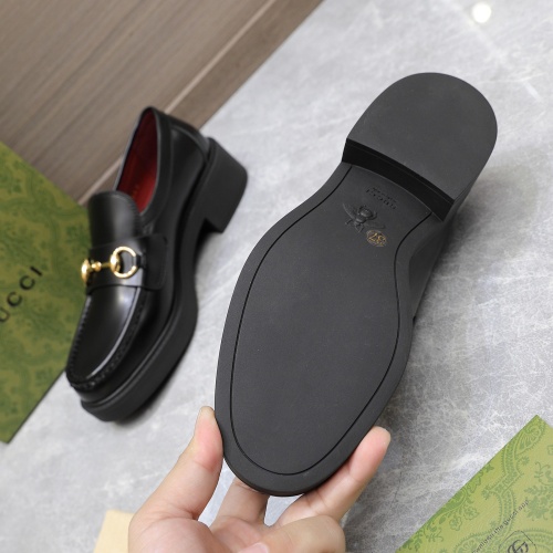 Replica Gucci Oxfords Shoes For Women #1267123 $122.00 USD for Wholesale