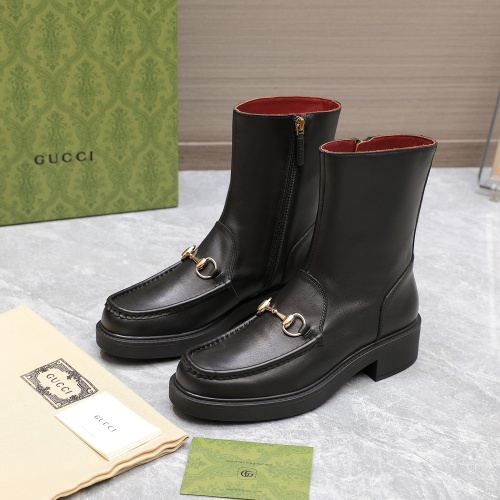 Gucci Boots For Women #1267129 $140.00 USD, Wholesale Replica Gucci Boots