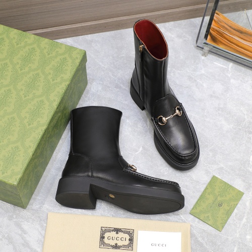 Replica Gucci Boots For Women #1267129 $140.00 USD for Wholesale