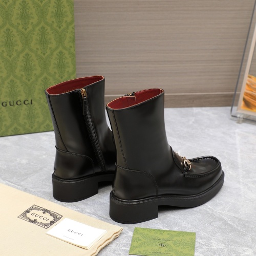 Replica Gucci Boots For Women #1267130 $140.00 USD for Wholesale