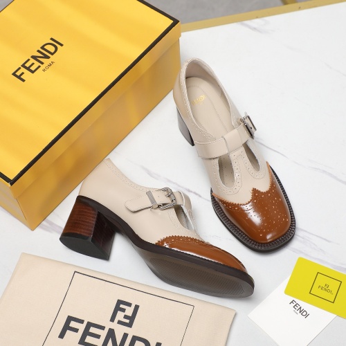 Replica Fendi High-Heeled Shoes For Women #1267131 $140.00 USD for Wholesale