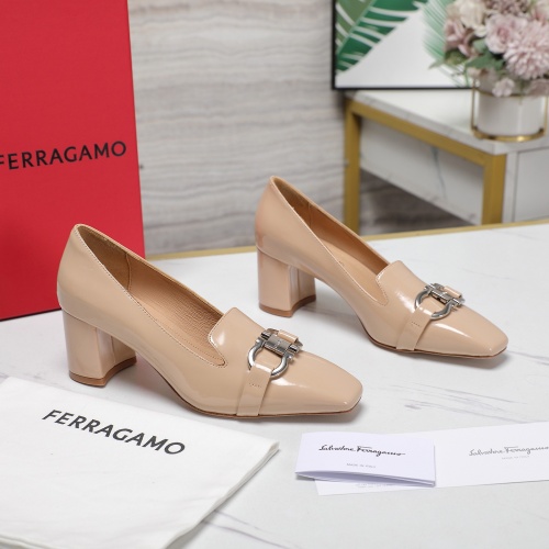 Replica Salvatore Ferragamo High-Heeled Shoes For Women #1267140 $108.00 USD for Wholesale