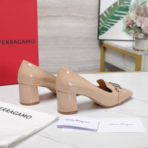 Replica Salvatore Ferragamo High-Heeled Shoes For Women #1267140 $108.00 USD for Wholesale