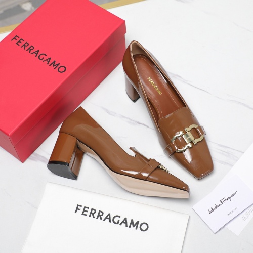 Salvatore Ferragamo High-Heeled Shoes For Women #1267141 $108.00 USD, Wholesale Replica Salvatore Ferragamo High-Heeled Shoes