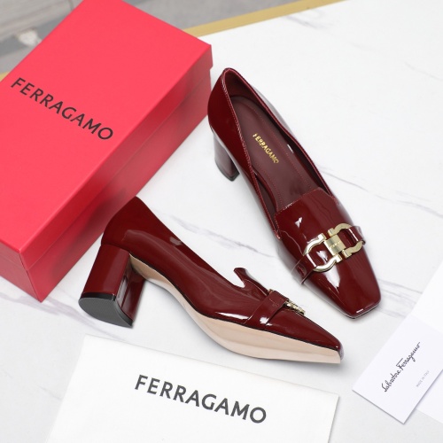 Salvatore Ferragamo High-Heeled Shoes For Women #1267142 $108.00 USD, Wholesale Replica Salvatore Ferragamo High-Heeled Shoes