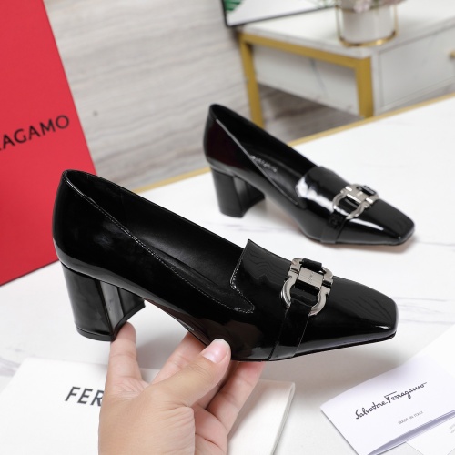 Replica Salvatore Ferragamo High-Heeled Shoes For Women #1267143 $108.00 USD for Wholesale