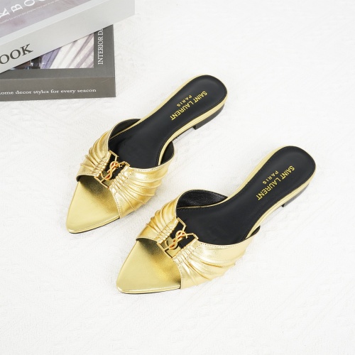 Yves Saint Laurent YSL Slippers For Women #1267162 $85.00 USD, Wholesale Replica Yves Saint Laurent YSL Slippers