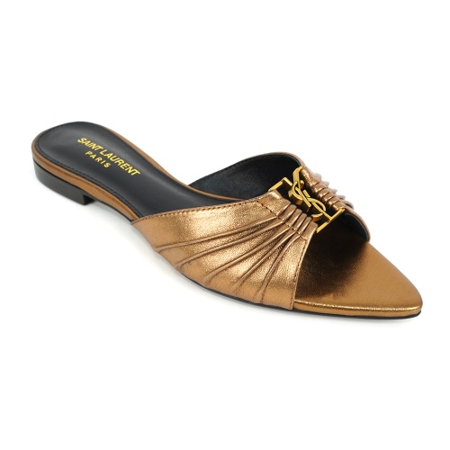 Replica Yves Saint Laurent YSL Slippers For Women #1267163 $85.00 USD for Wholesale