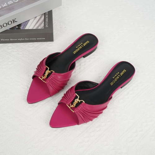 Yves Saint Laurent YSL Slippers For Women #1267177 $85.00 USD, Wholesale Replica Yves Saint Laurent YSL Slippers