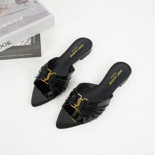 Yves Saint Laurent YSL Slippers For Women #1267181 $85.00 USD, Wholesale Replica Yves Saint Laurent YSL Slippers