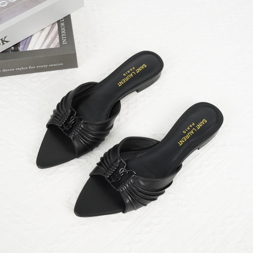 Yves Saint Laurent YSL Slippers For Women #1267184 $85.00 USD, Wholesale Replica Yves Saint Laurent YSL Slippers