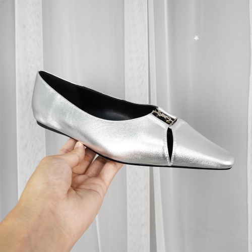 Replica Yves Saint Laurent YSL Flat Shoes For Women #1267193 $96.00 USD for Wholesale