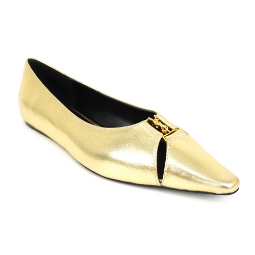 Replica Yves Saint Laurent YSL Flat Shoes For Women #1267194 $96.00 USD for Wholesale