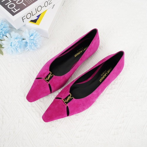 Yves Saint Laurent YSL Flat Shoes For Women #1267196 $96.00 USD, Wholesale Replica Yves Saint Laurent YSL Flat Shoes