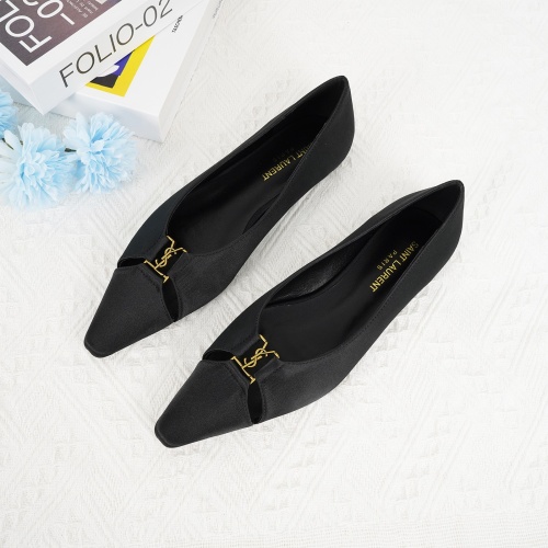 Yves Saint Laurent YSL Flat Shoes For Women #1267200 $96.00 USD, Wholesale Replica Yves Saint Laurent YSL Flat Shoes