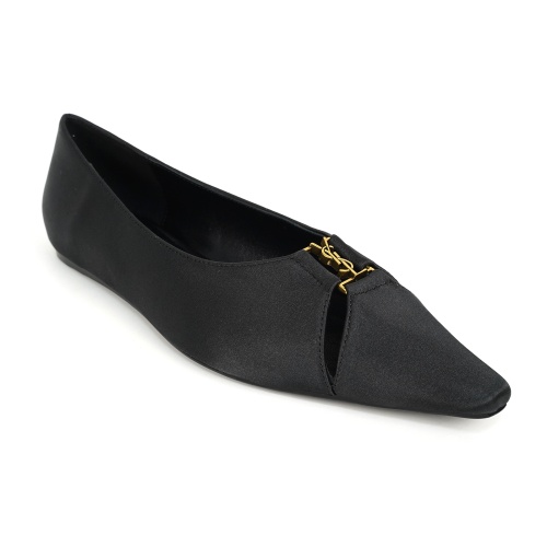 Replica Yves Saint Laurent YSL Flat Shoes For Women #1267200 $96.00 USD for Wholesale