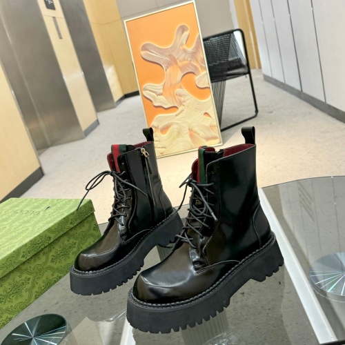 Gucci Boots For Women #1267217 $128.00 USD, Wholesale Replica Gucci Boots