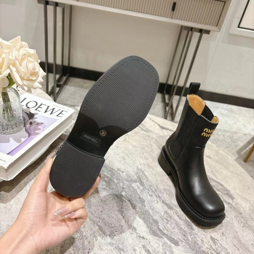 Replica MIU MIU Boots For Women #1267224 $108.00 USD for Wholesale