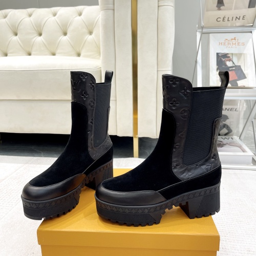 Louis Vuitton Boots For Women #1267227 $112.00 USD, Wholesale Replica Louis Vuitton Boots