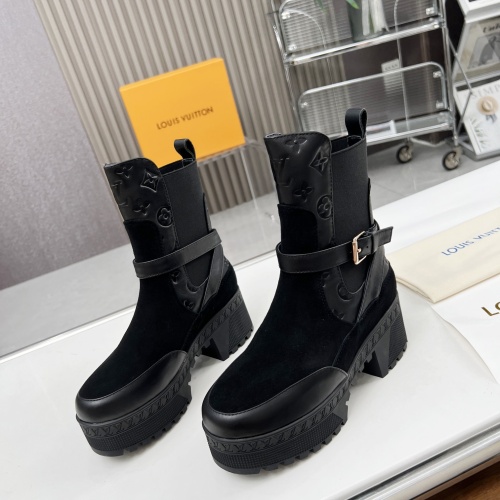 Louis Vuitton Boots For Women #1267229 $112.00 USD, Wholesale Replica Louis Vuitton Boots