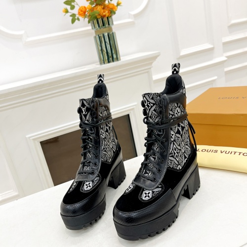 Louis Vuitton Boots For Women #1267233 $98.00 USD, Wholesale Replica Louis Vuitton Boots